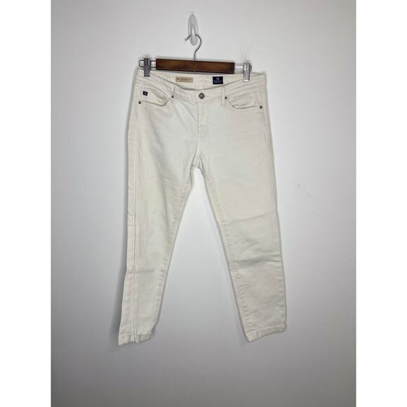 Adriano Goldschmied AG white jeans denim pants 28 like 8 Stilt Roll-up Cigarette - Picture 11 of 15